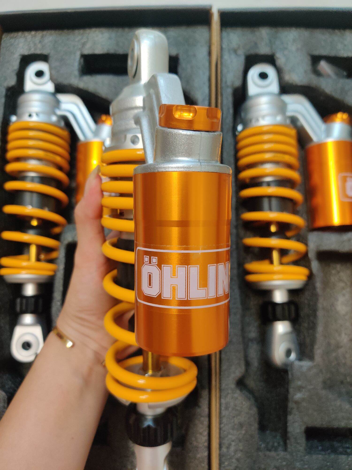 💥💥Phuộc OHLINS bình dầu vàng gắn Dr Wave RS Sirius Jupiter MAX CUP AXELO ELEGANT FUTURE BLADE