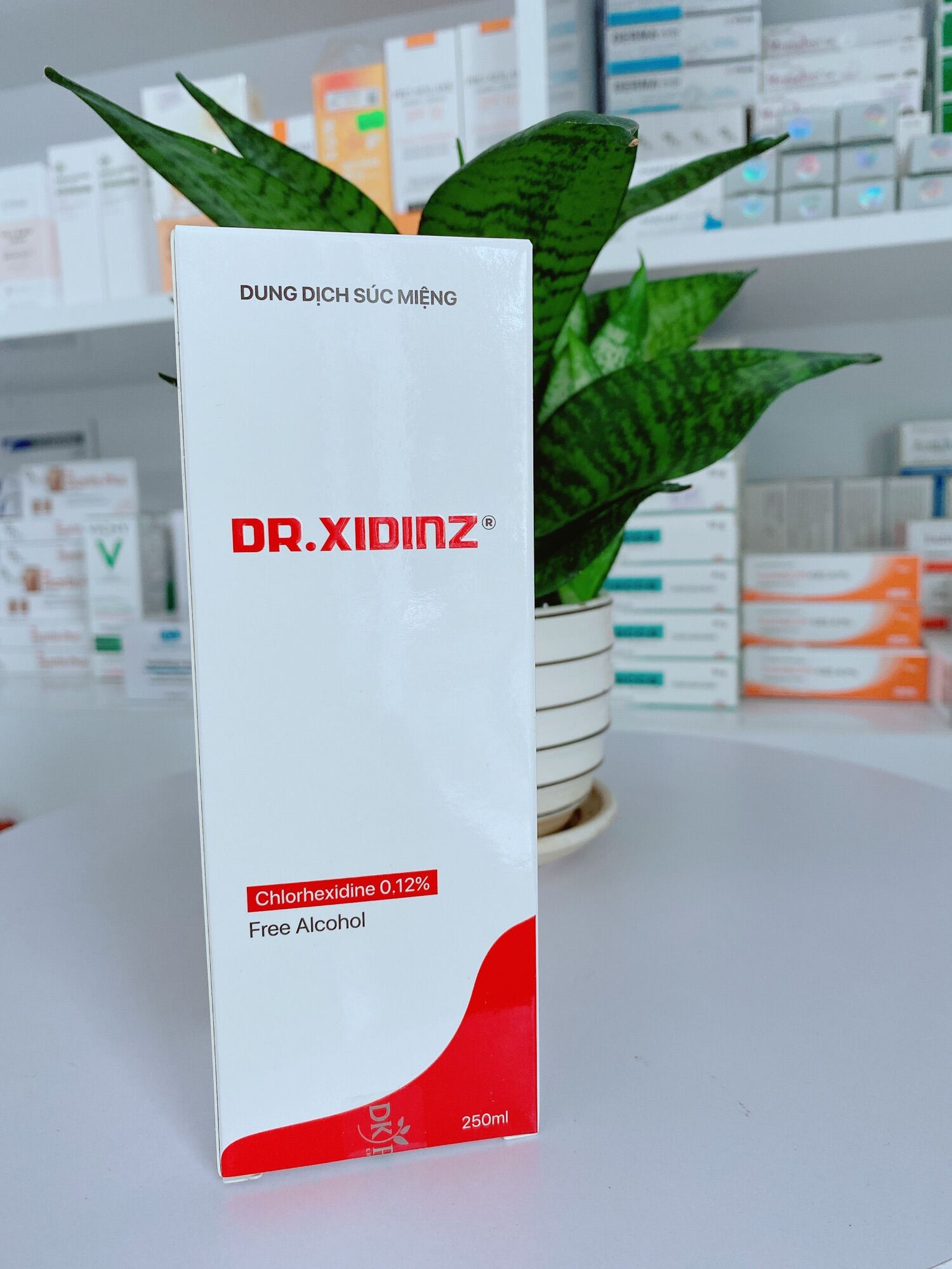 Nước súc miệng , sát trùng họng DR.XIDINZ với Chlorhexidine ngăn ngừa vi