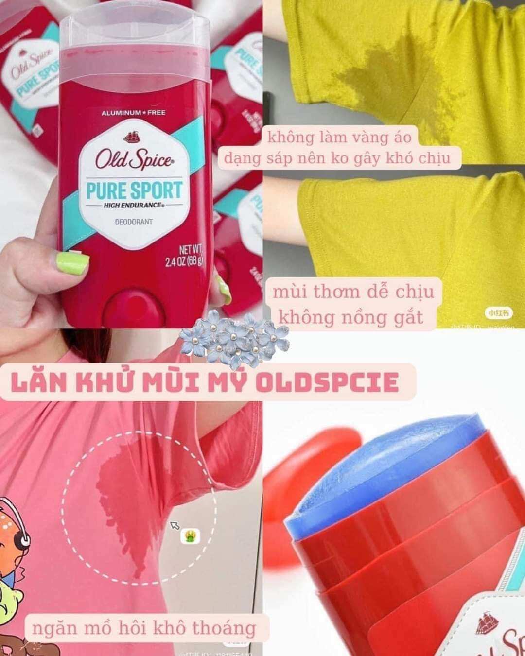 lăn khử mùi old spice