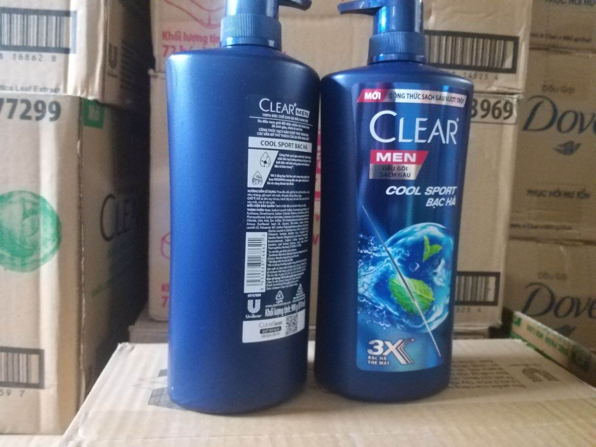 Dầu gội CLEAR MEN 900g