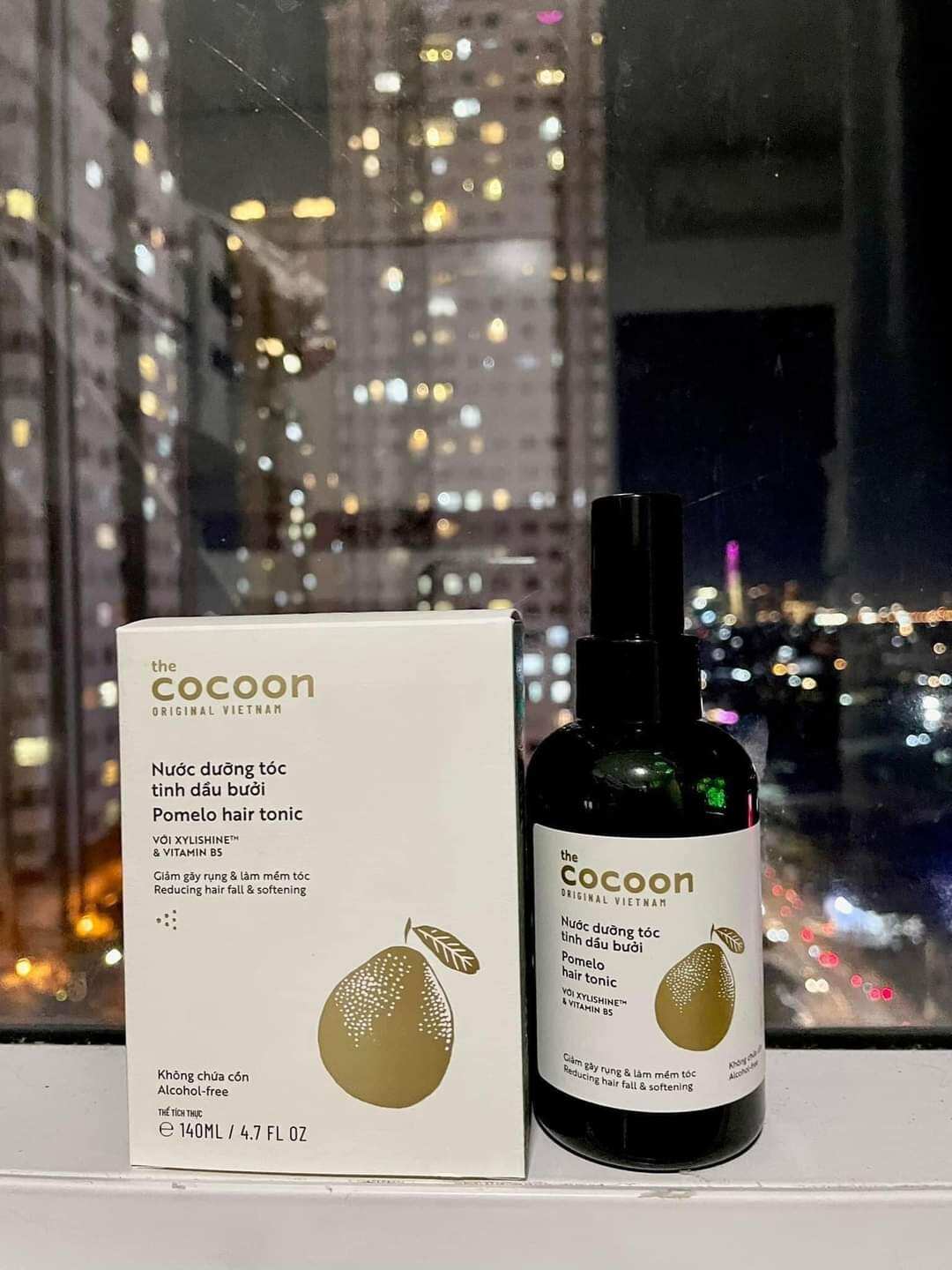 Xịt dưỡng tóc Tinh dầu bưởi Cocoon