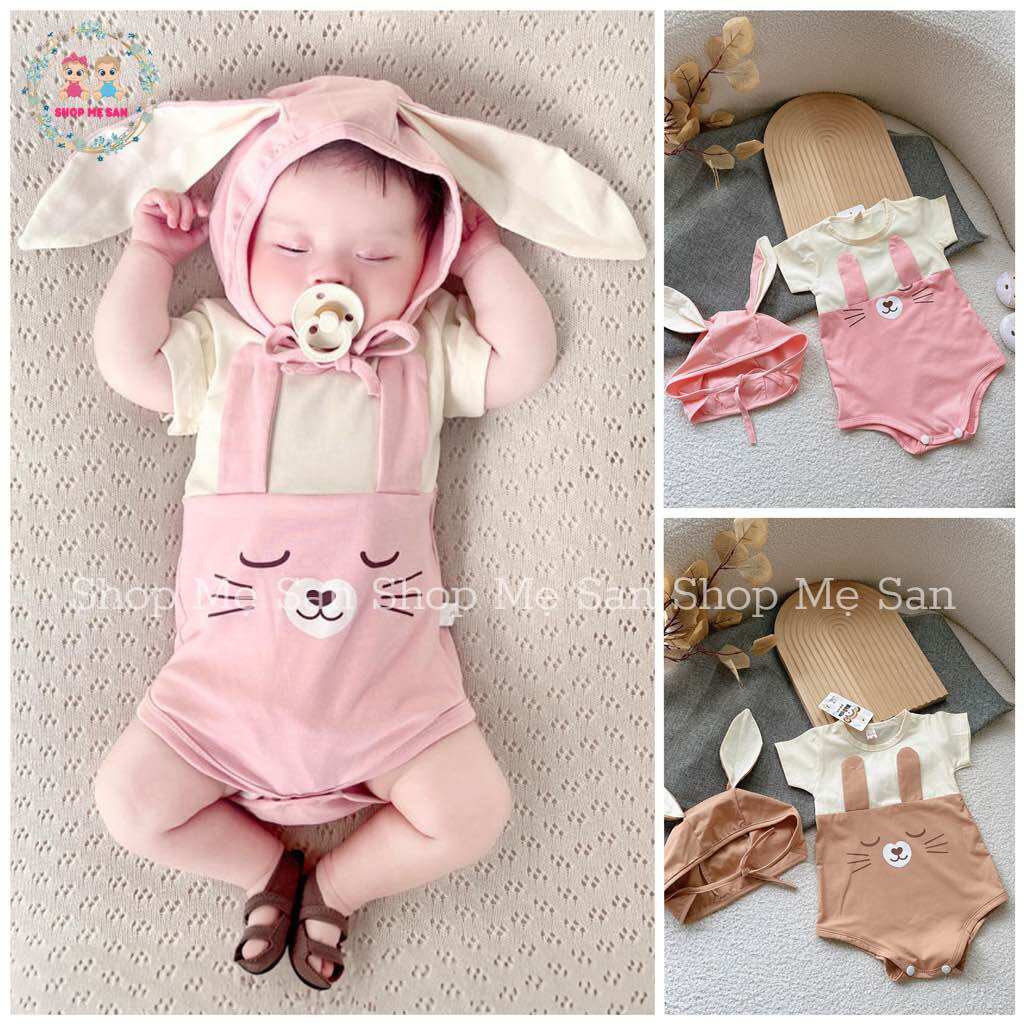 Bodysuit cho bé gái, bé trai với chất liệu cotton mềm mịn thoáng mát dễ thương