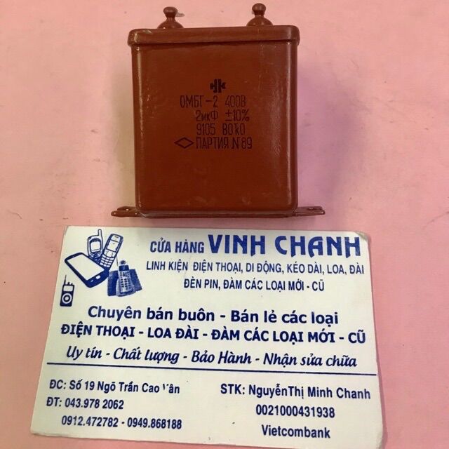 2 con tụ nga 2m 400v dầy