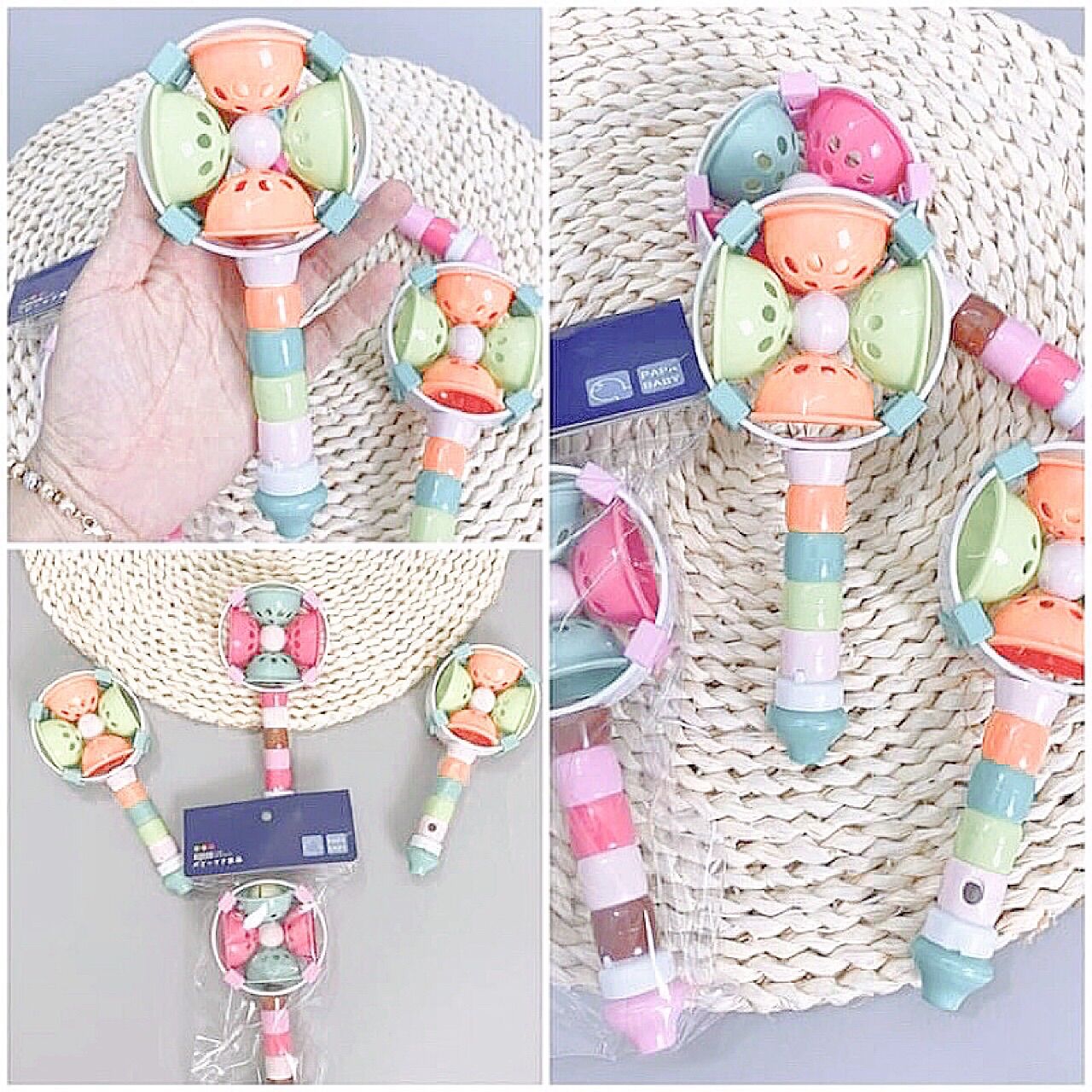 Lục lạc Papa Thái Lan kích thích thị giác, thính giác cho bé