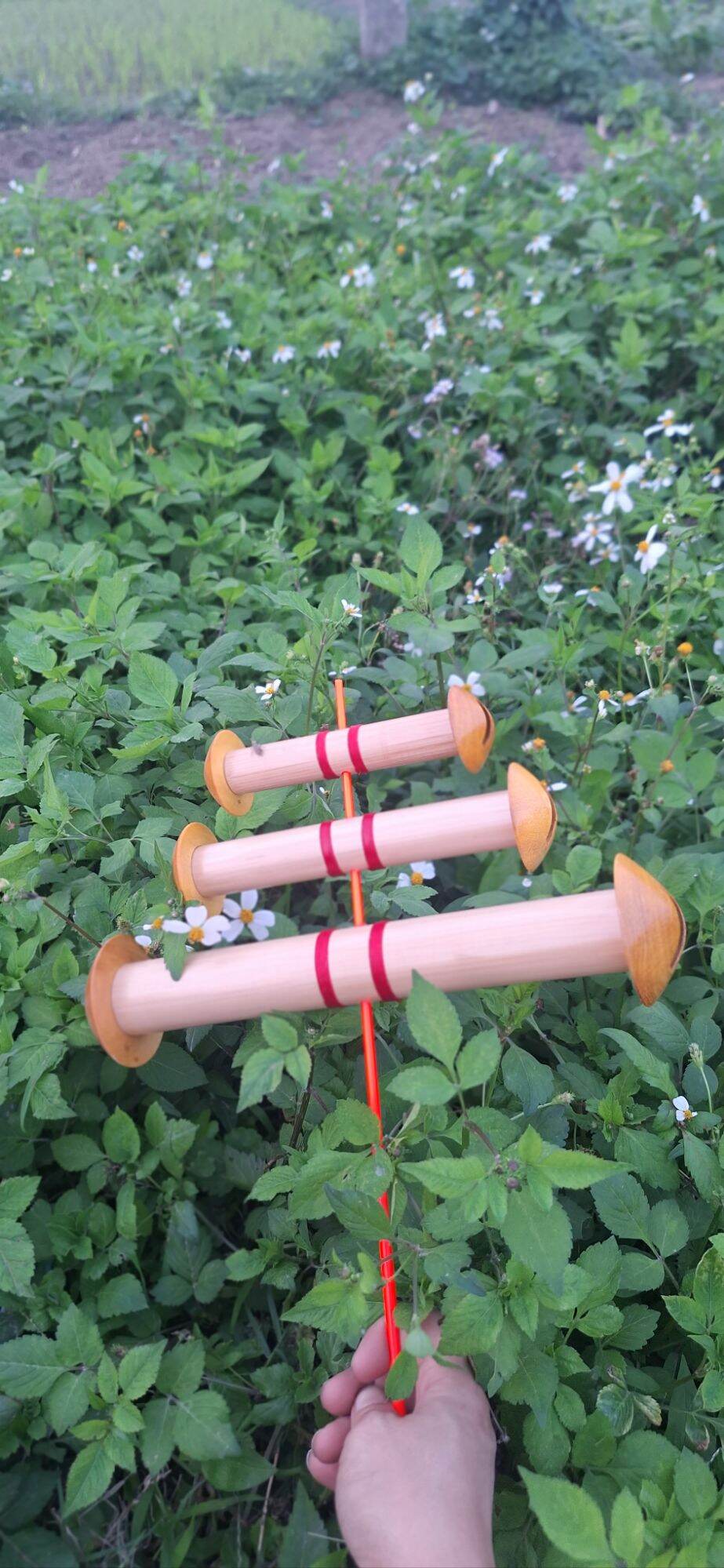 Sáo 3 cho diều 1m7, 2m.