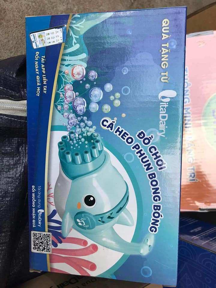 đồ chơi bong bóng xà phòng cá heo