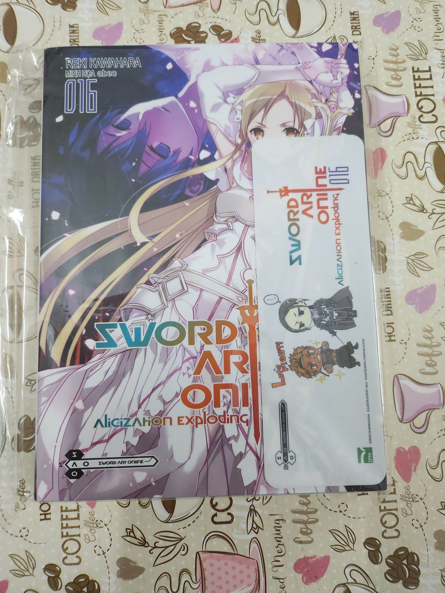 Sword art online tập lẻ k seal có kèm bookmark