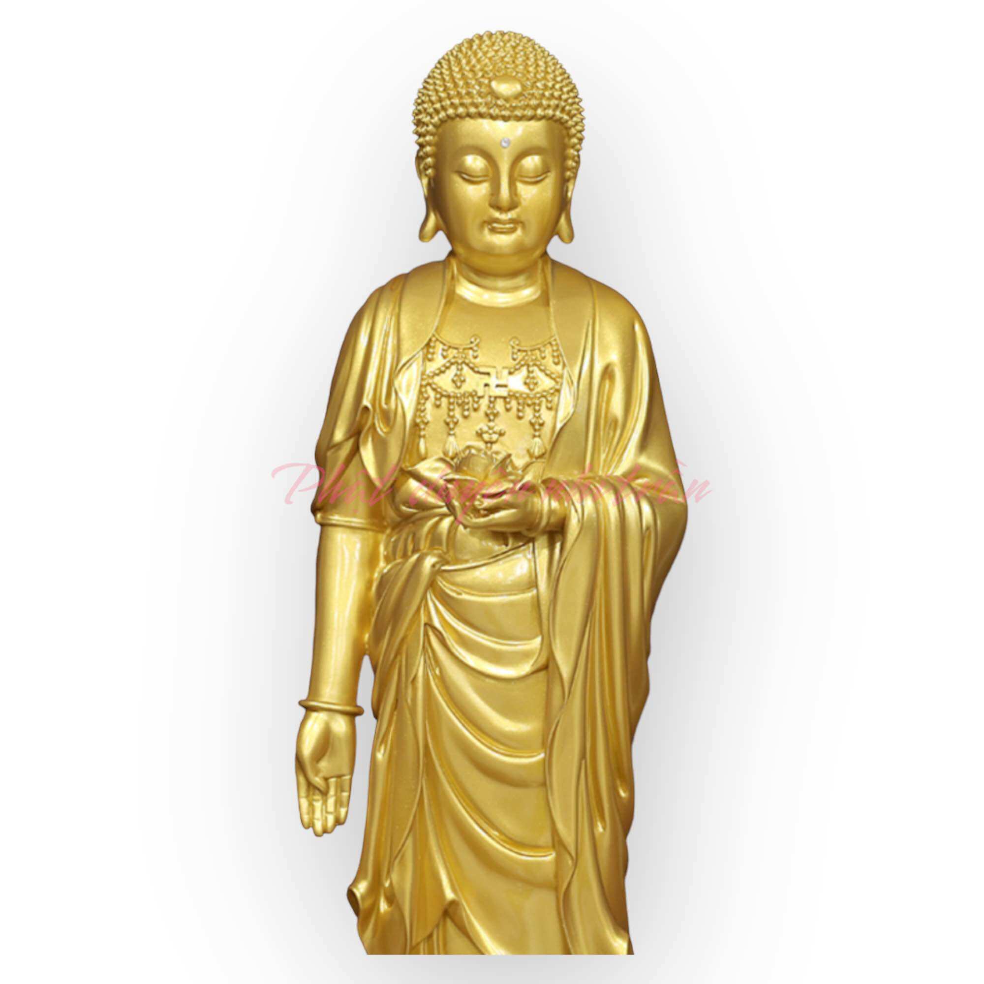 Tượng Ngài Di Đà Đứng Chiều Cao 25cm