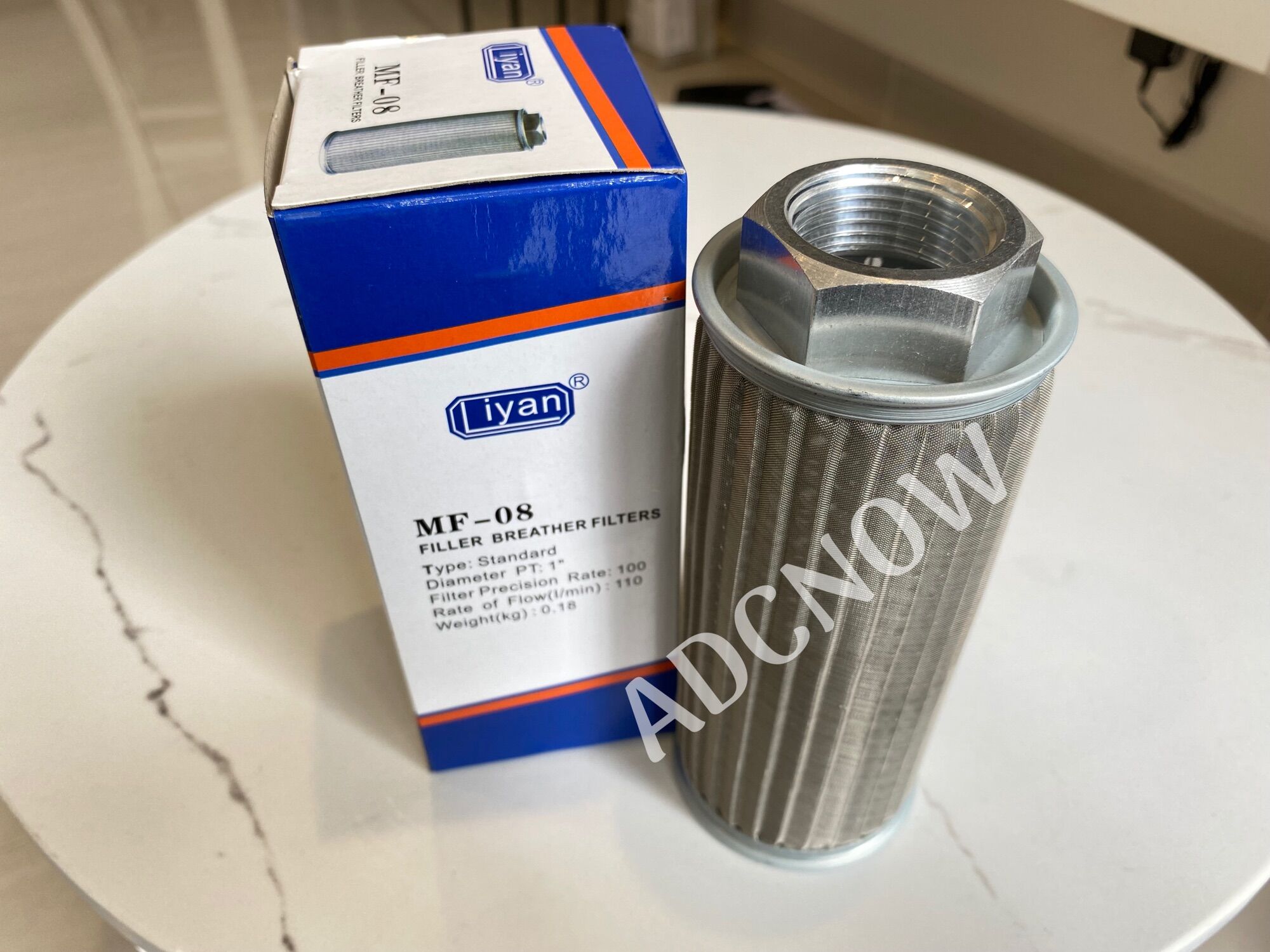Lọc dầu thủy lực mf-08 ren 1”