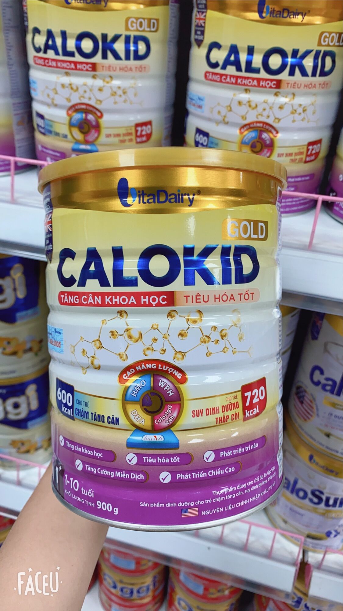 Sữa kalokid gold 900g