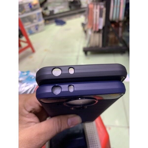 Ốp Nokia 5.4 đen xịn vân nhôm thời trang.