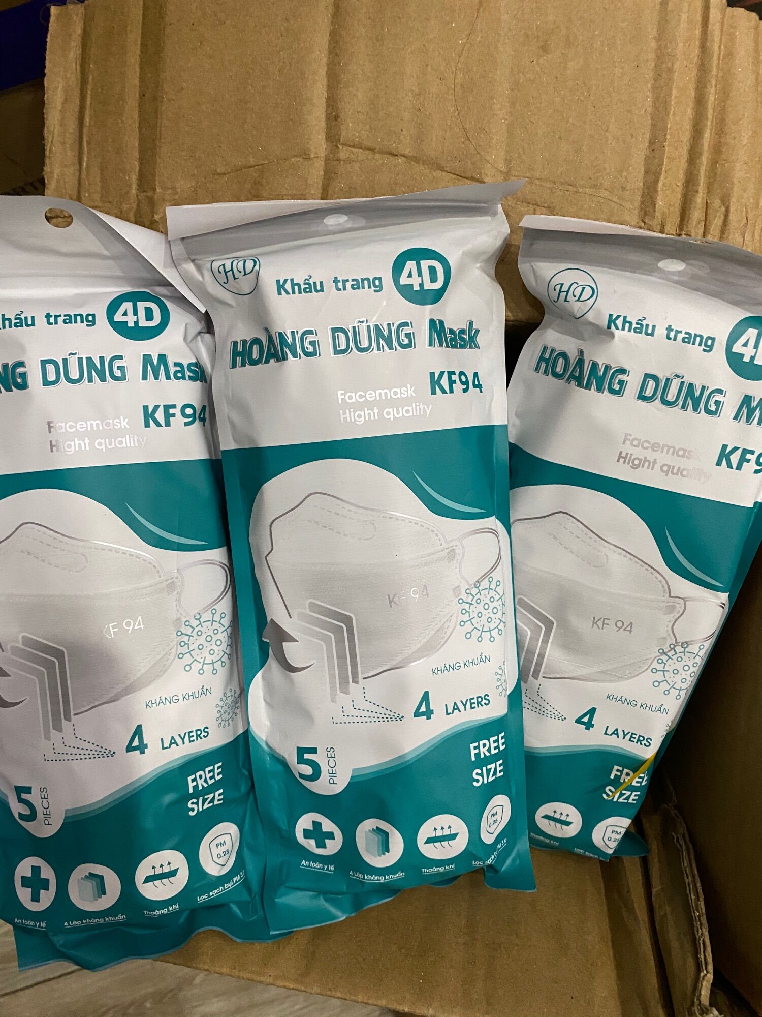 50 chiếc khẩutrang KF94