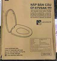 NẮP ĐẬY BỒN CẦU INAX CF-57AKV / cCF-57VSAK CHO CẦU 306 NẮP ĐÓNG Êm/ THƯỜNG MÀU TRẮNG