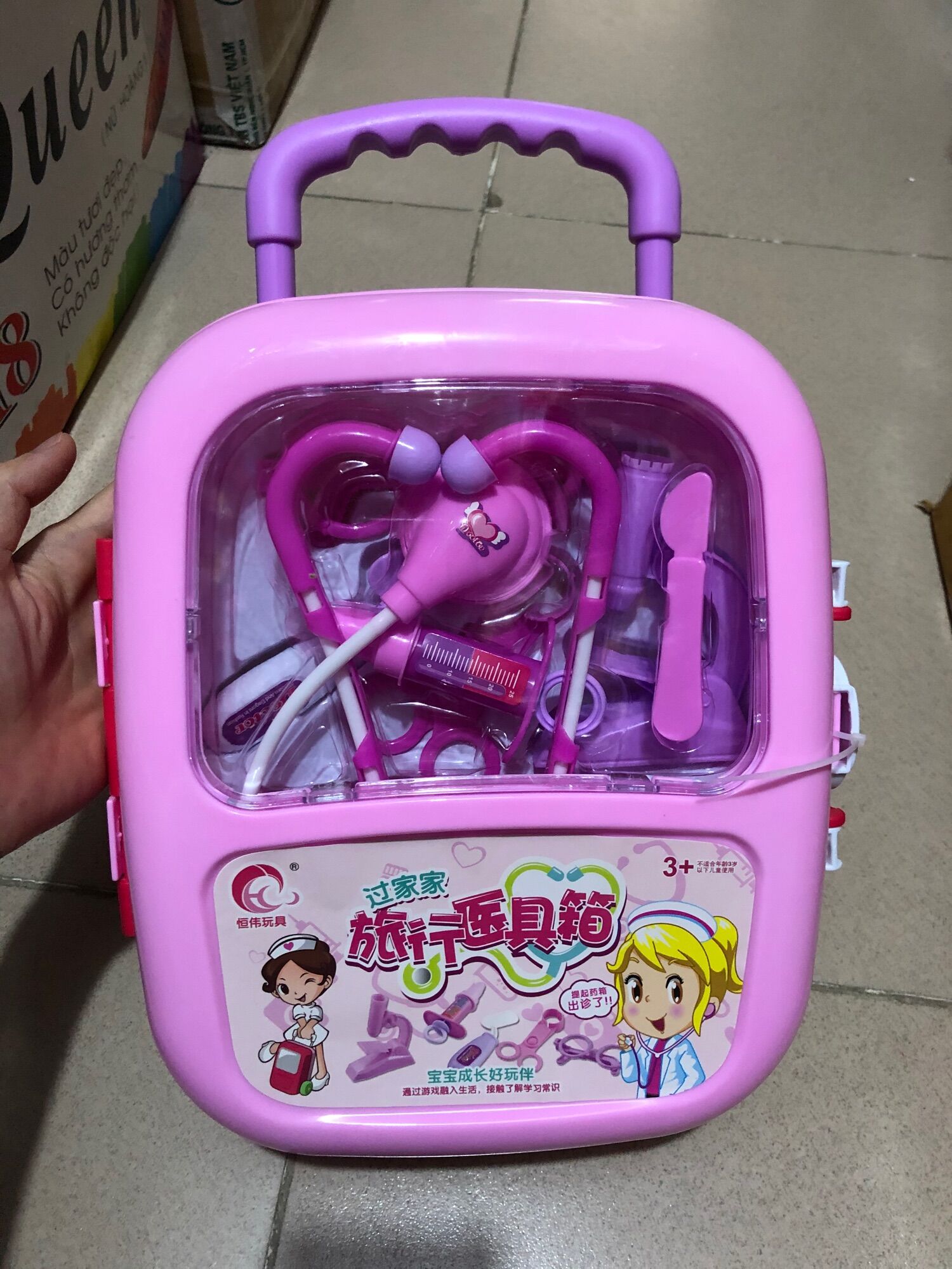 Đồ chơi bác sĩ vali kéo cho bé yêu