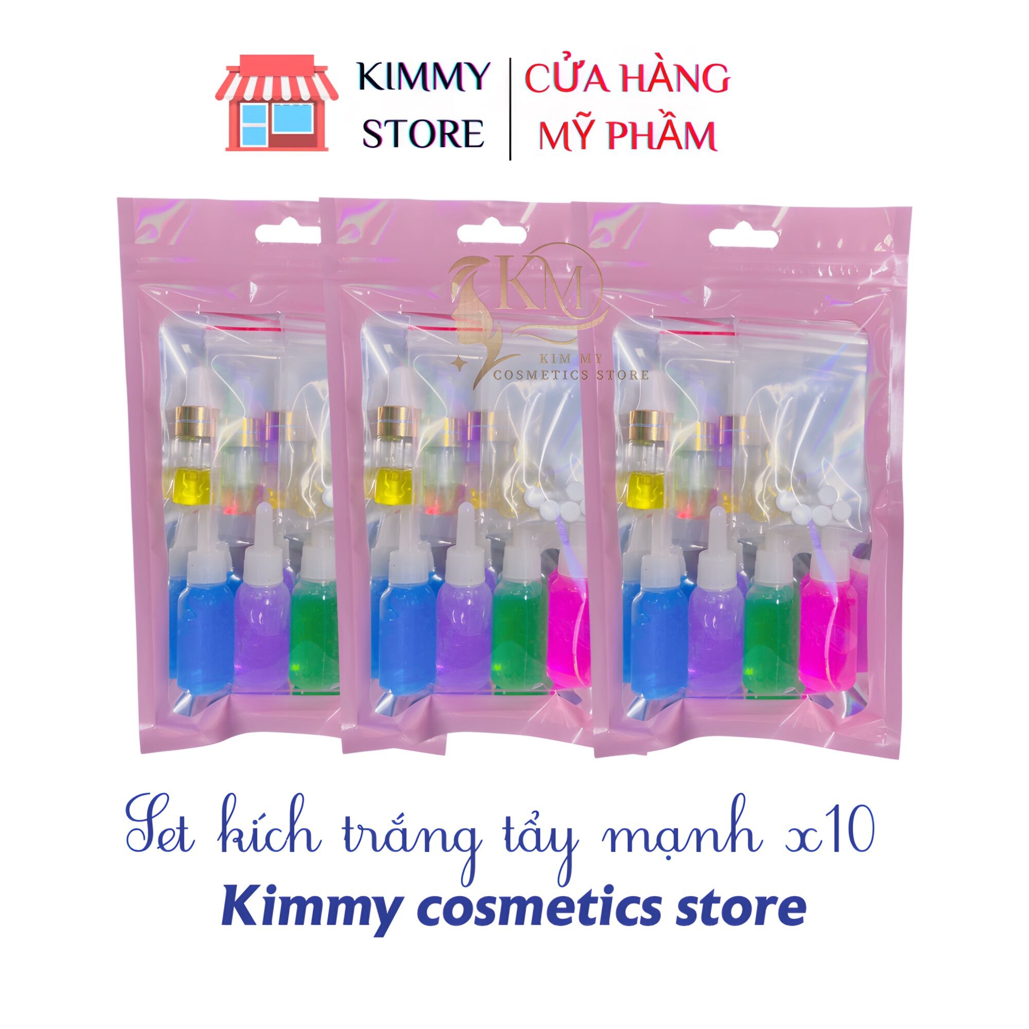 Set Kích Trắng X10 tẩy mạnh khử thâm
