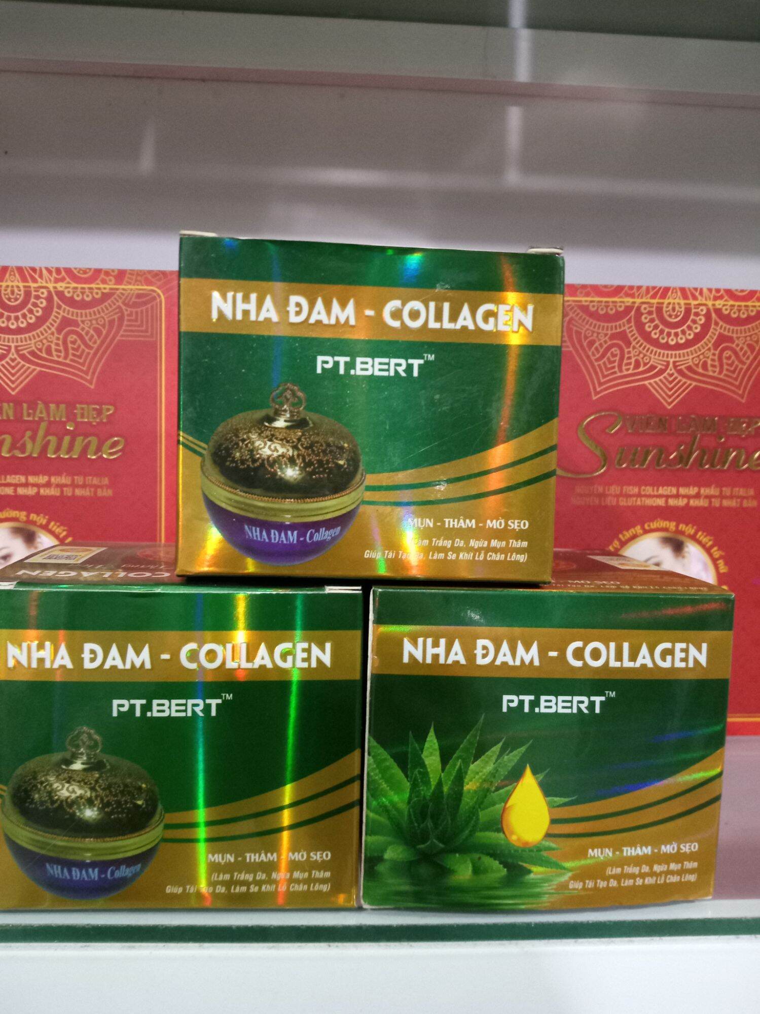 Kem nha đam pt bert Collagen mụn thâm mờ sẹo ( hộp15g, 20g, 30g)