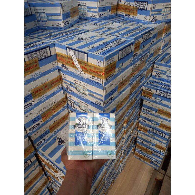 1 thùng 4 lốc sữa tươi úc devondale 200ml