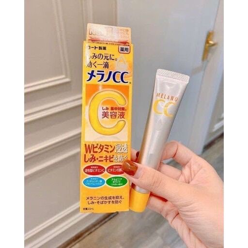Tinh chất hỗ trợ khắc phục nám, mụn melano cc 20ml nhật bản