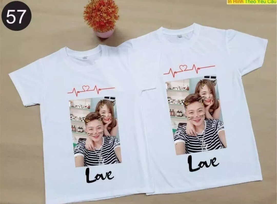 (HCM) áo thun CẶP ĐÔI in hình siêu nét( LƯU Ý KHÁCH ĐẶT HÀNG CHỌN MÀU VÀ GỬI HÌNH QUA TIN NHẮN CHÁT CHO SHOP)_ thời trang LEDU