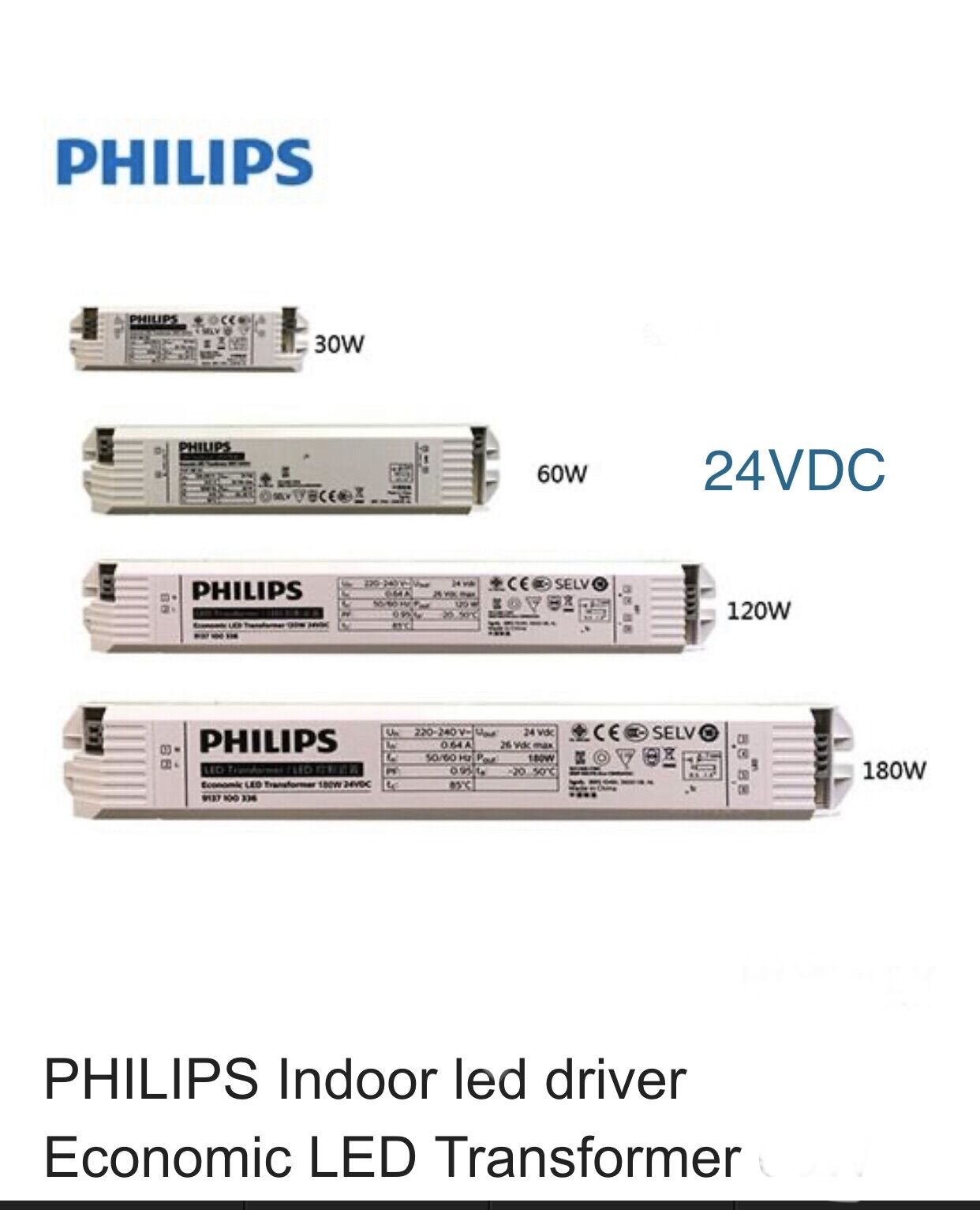 Nguồn 24VDC dùng cho LED dây |PHILIPS chính hãng|