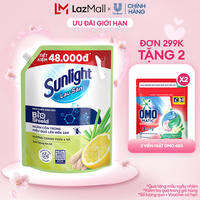 Nước lau sàn cao cấp Sunlight Bioshield Túi 3.4KG | Ngăn côn trùng đến 24h / Khử 5 mùi hôi