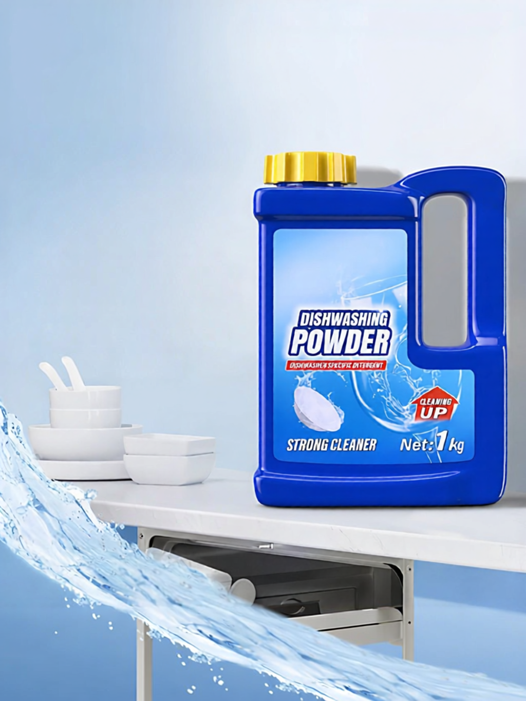 Dishwasher Detergent Cleans and Brightens