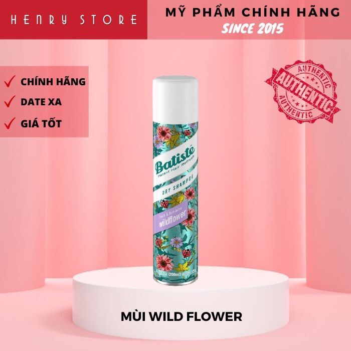 Dầu Gội Khô Dry Shampoo Batiste 200ML