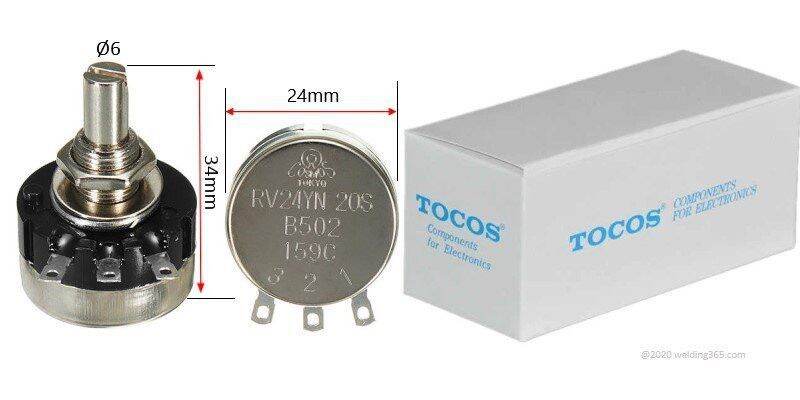 Chiết áp Tocos RV24YN 20S B502
