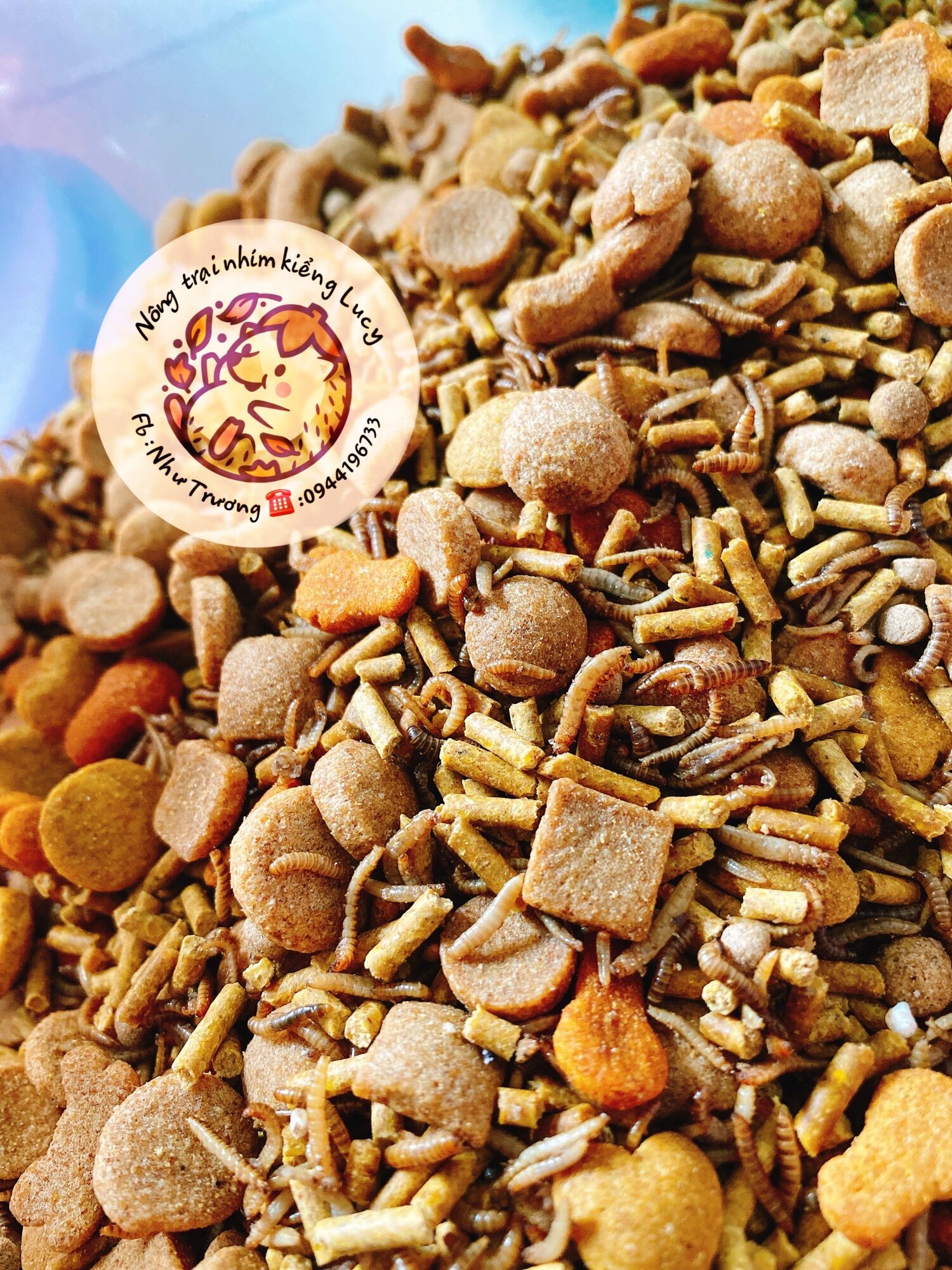 Thức ăn trộn 135g chuyên dụng cho nhím kiểng