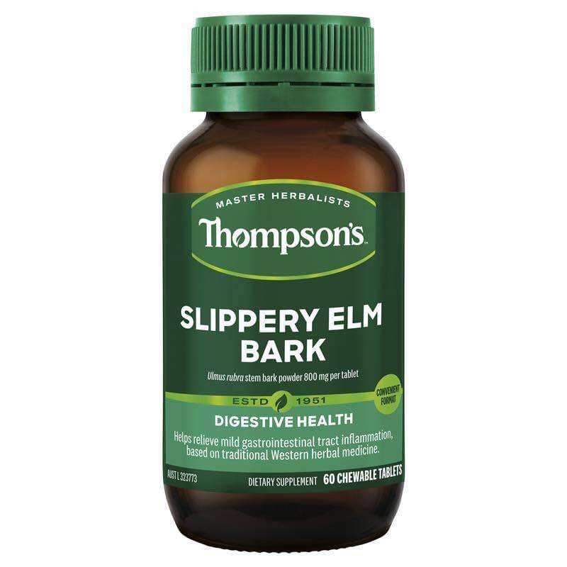 Viên uống hỗ trợ tiêu hóa Thompson’s Slippery Elm Bark 60 viên