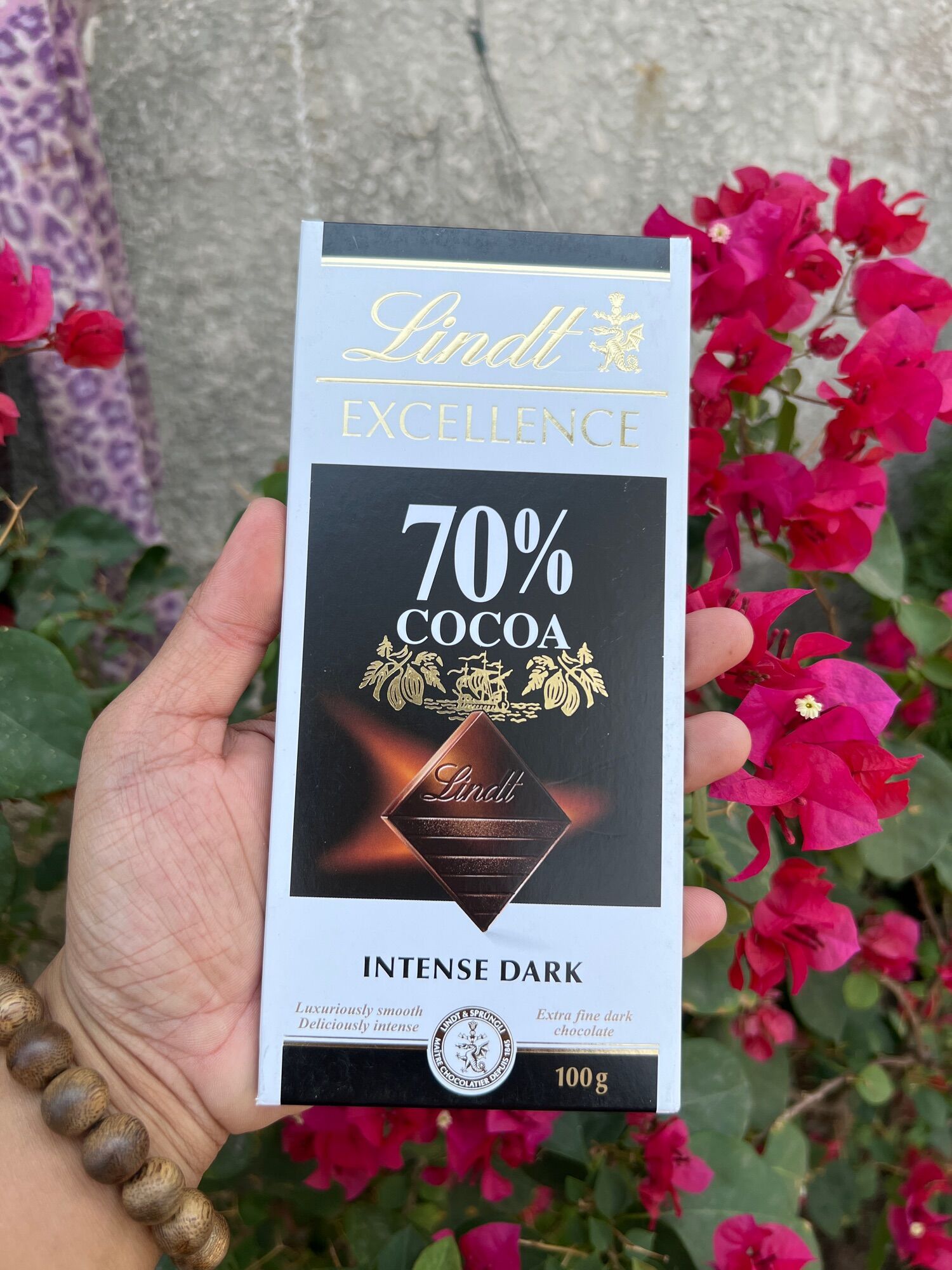 socola Lindt Excellence 70%  thanh 100gr