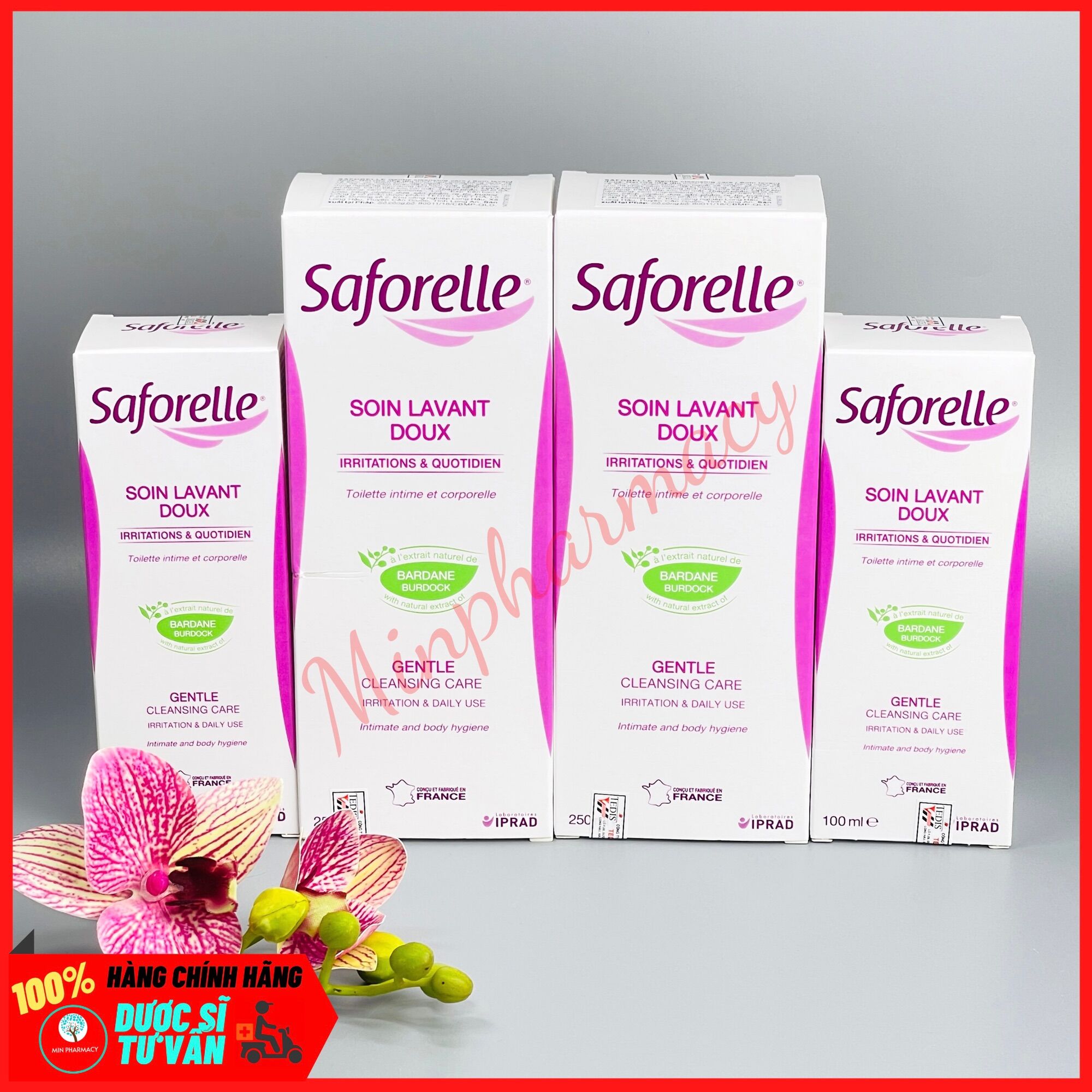 GEL VỆ SINH PHỤ NỮ SAFORELLE 100ml- Minpharmacy