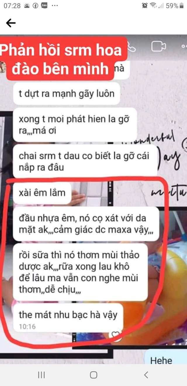 Sữa rửa mặt thảo dược hoa đào