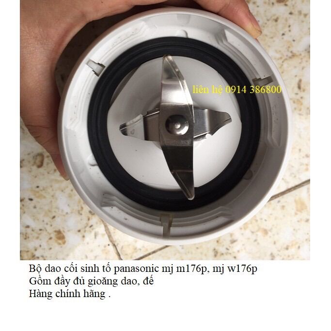 Cụm dao sinh tố máy xay panasonic mj m176p