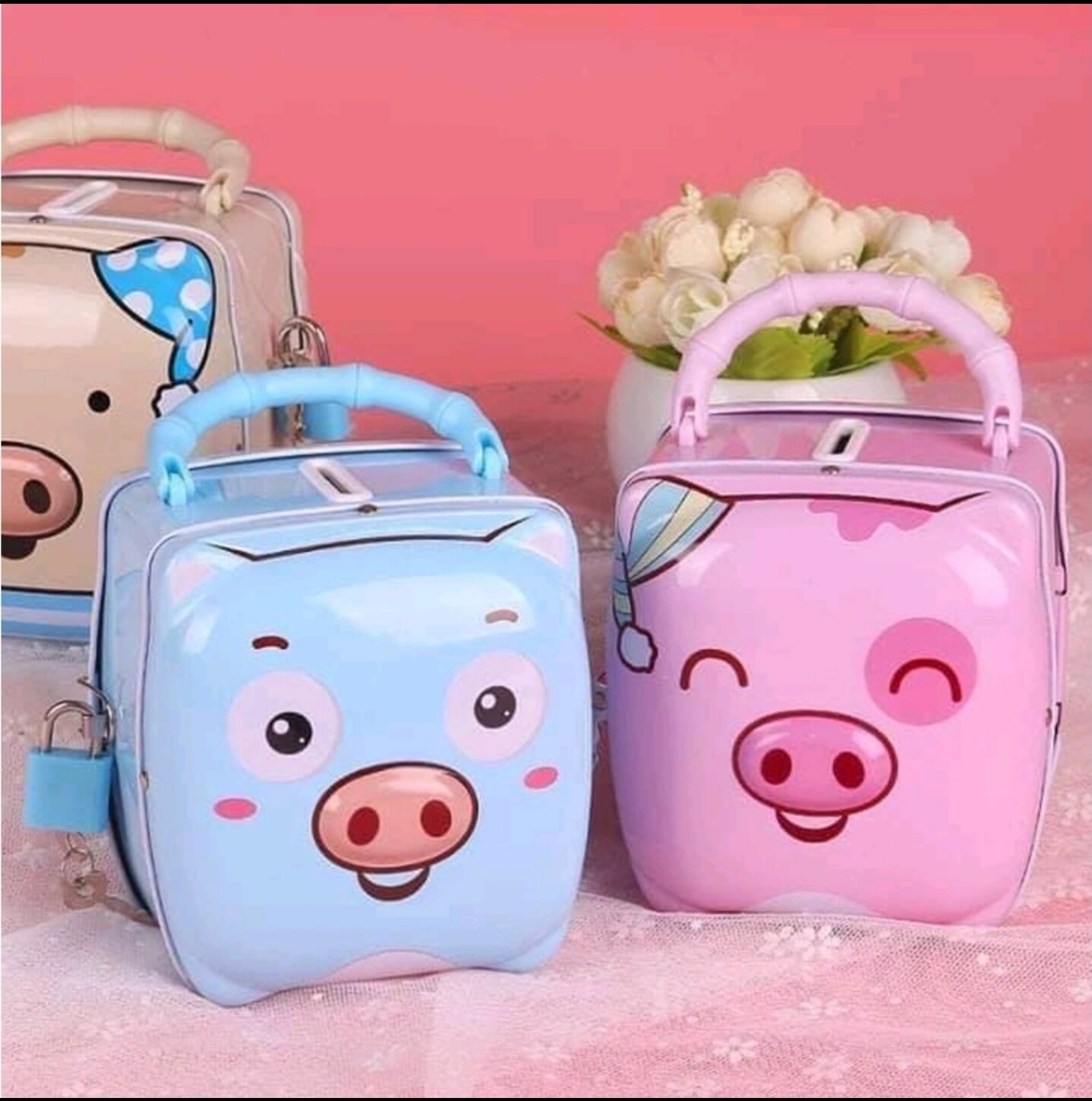 Két sắt hình heo tiết kiệm cho bé,mẫu heo siêu cute 2022