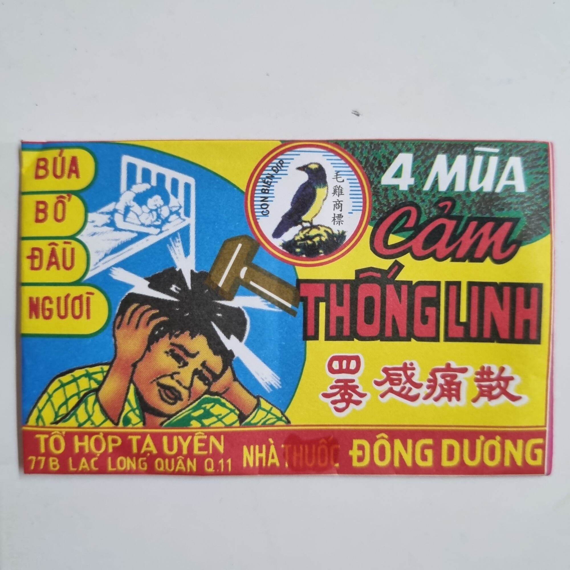 Cảm thống linh Cảm Đông Dương - 4 Mùa Cảm Thống Linh -10 gói