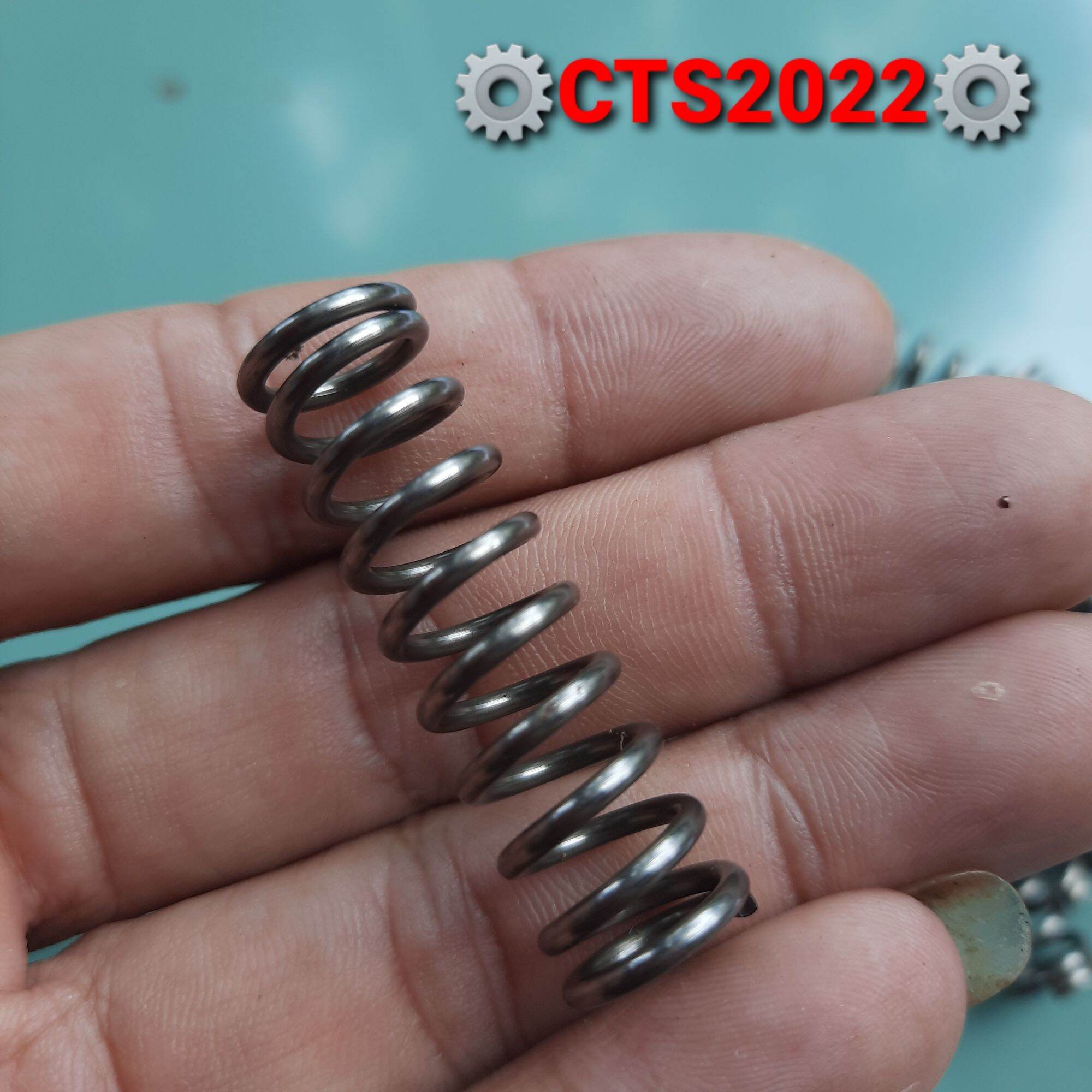 Lò xo nén phi 11.5 sợi thép 1.5 dài 40mm