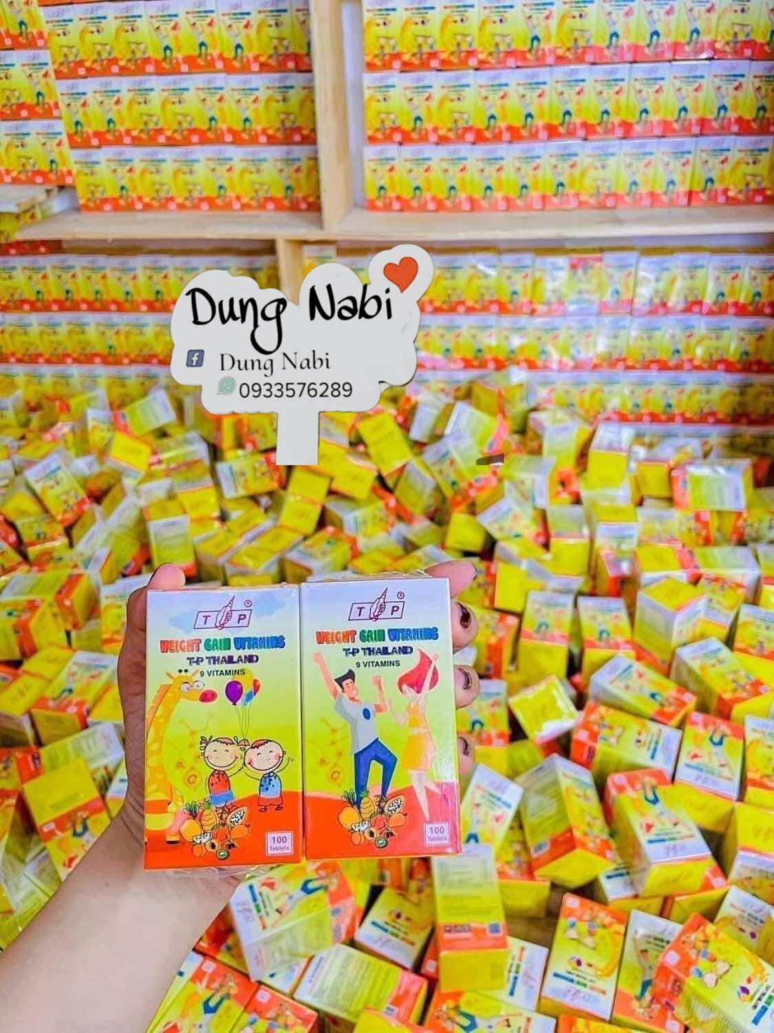 COMBO 5 HỘP VITAMIN TĂNG CÂN TP THÁI LAN (mẫu cũ)