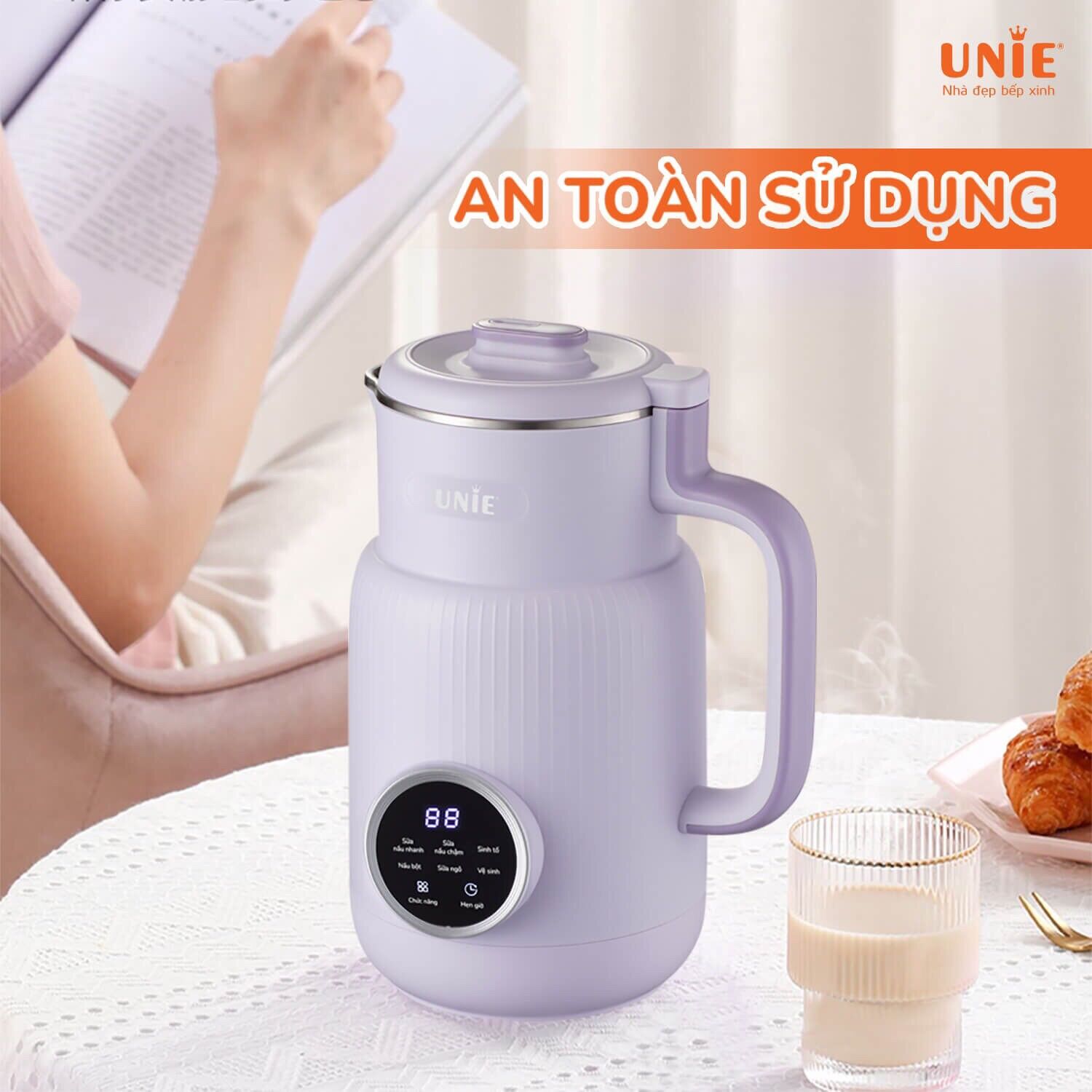 Máy sữa hạt Mini UNiE UMB08