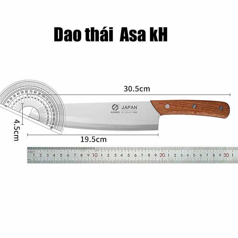 Dao  Nhật  loại  dài 31 cm (Aksa Japan) Dao thái  thịt rau củ quả