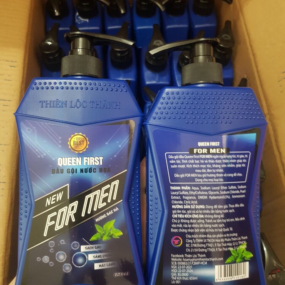 Dầu gội For Men tinh chất Bạc Hà 650ml