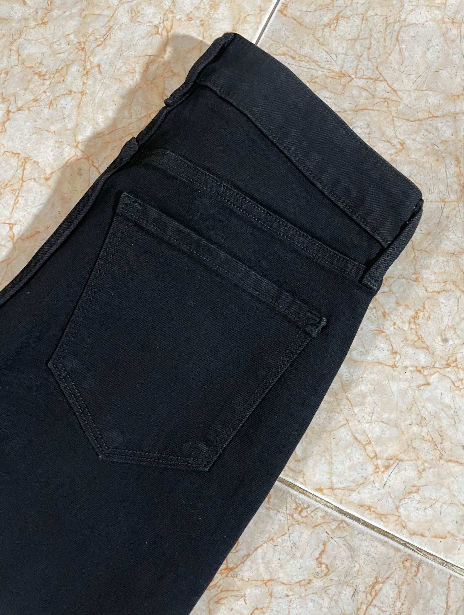 Quần Ol-d Na-vy Auth Tuồn Lưng Cao Giãn Size 28 ( Có Sẵn )