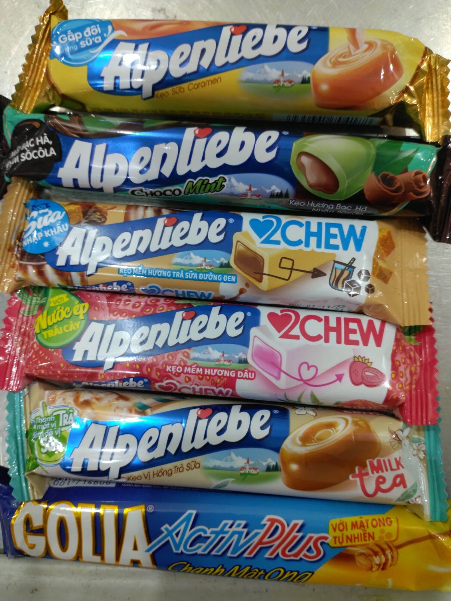 Kẹo Alpenliebe thỏi các loại