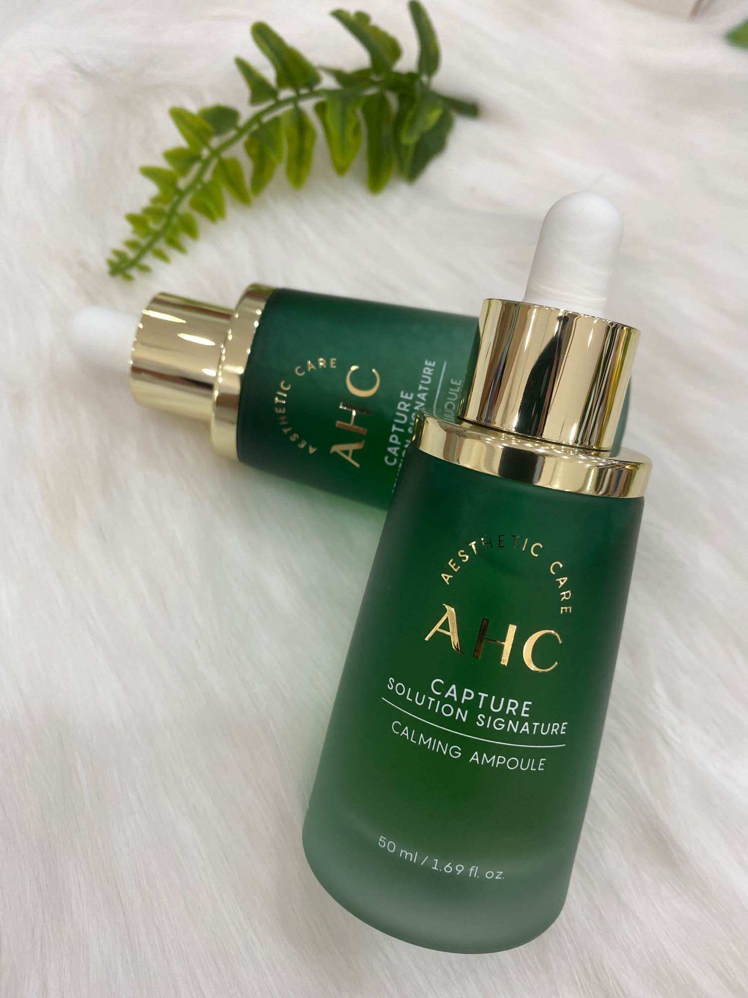 [HCM]Tinh Chất ngừa mụn AHC Capture Solution PRIME Ampoule 50ml màu xanh lá