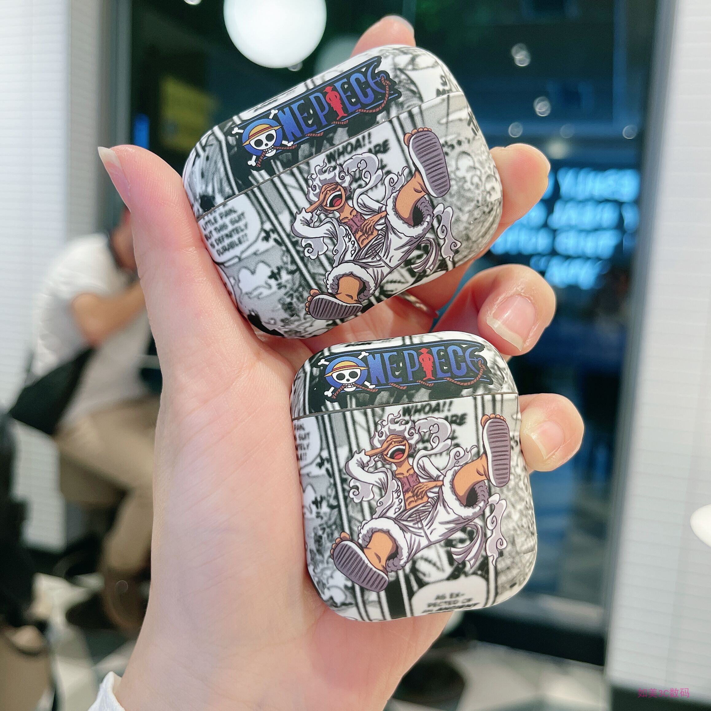 Ốp Lưng AirPods pro 2 Gen 3 4 Bằng Silicon Mềm Hoạt Hình One Piece Vỏ Bảo Vệ Cho Tai Nghe Không Dây 