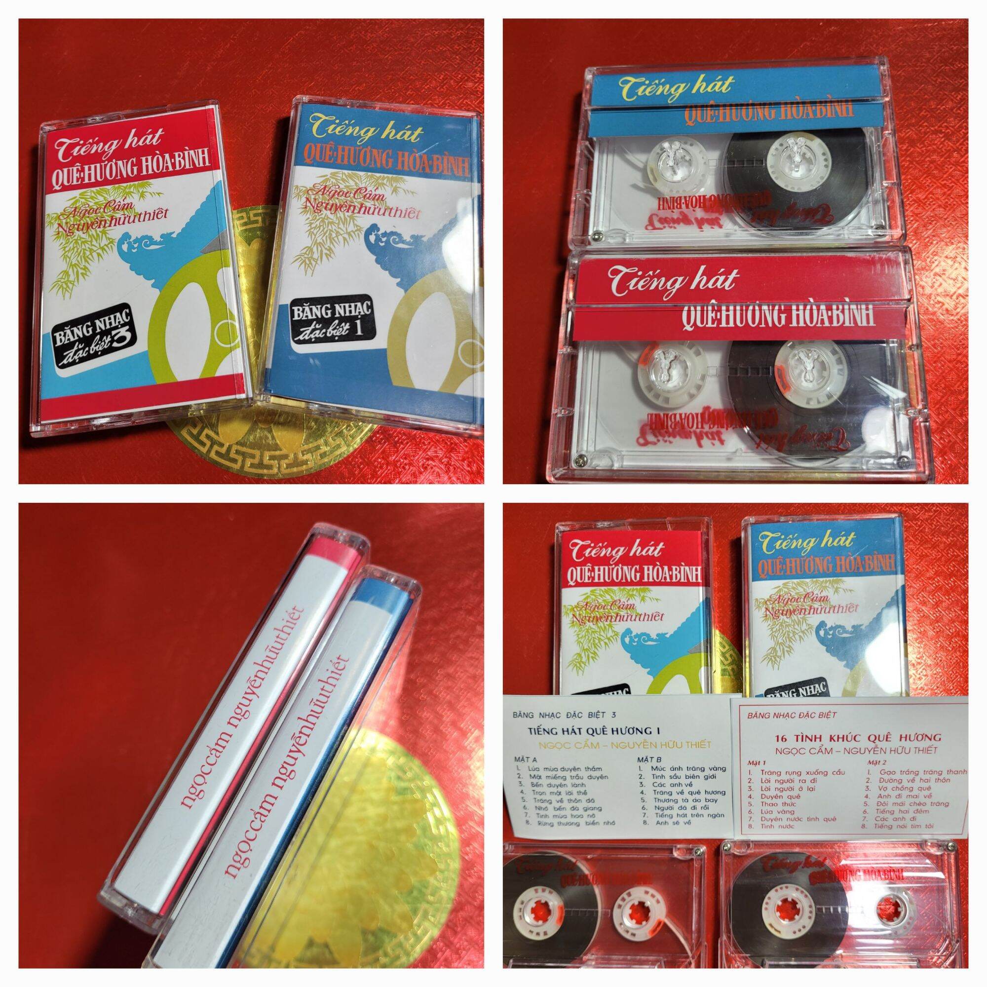 2 Cassette TIẾNG HÁT QUÊ HƯƠNG - Ngọc Cẩm & Nguyễn Hữu Thiết