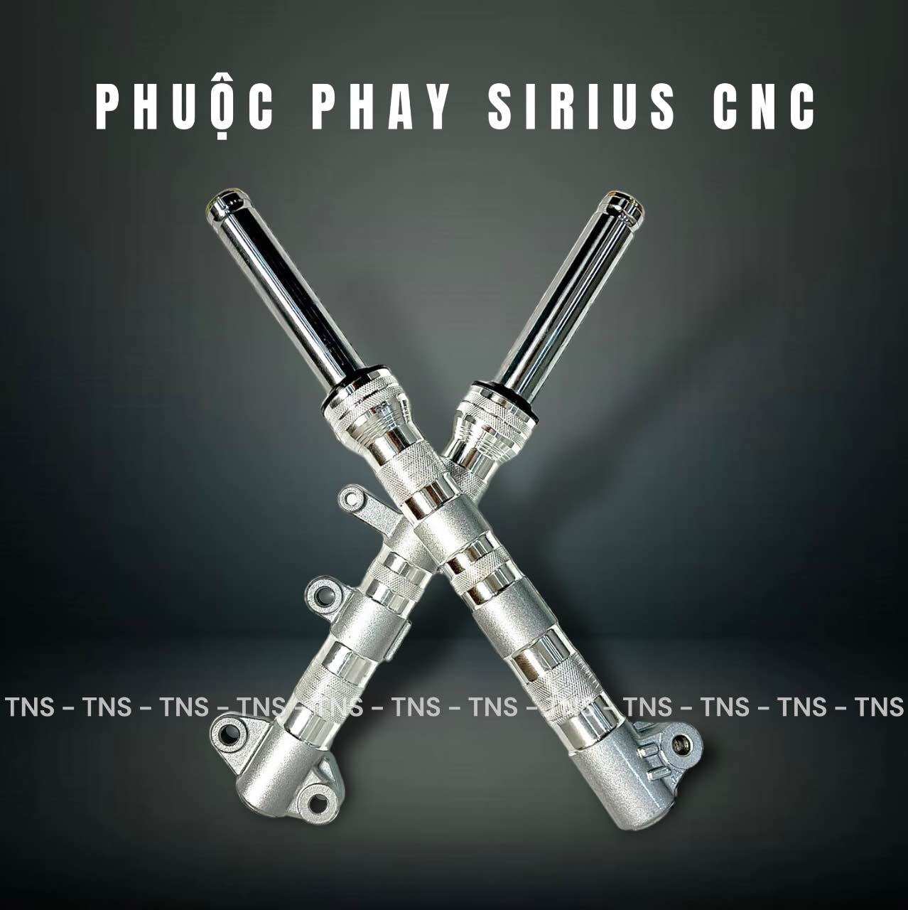 Phuộc phay sirius - Phuộc trước sirius 50/110 phay thái (Cắt ty sẳn)