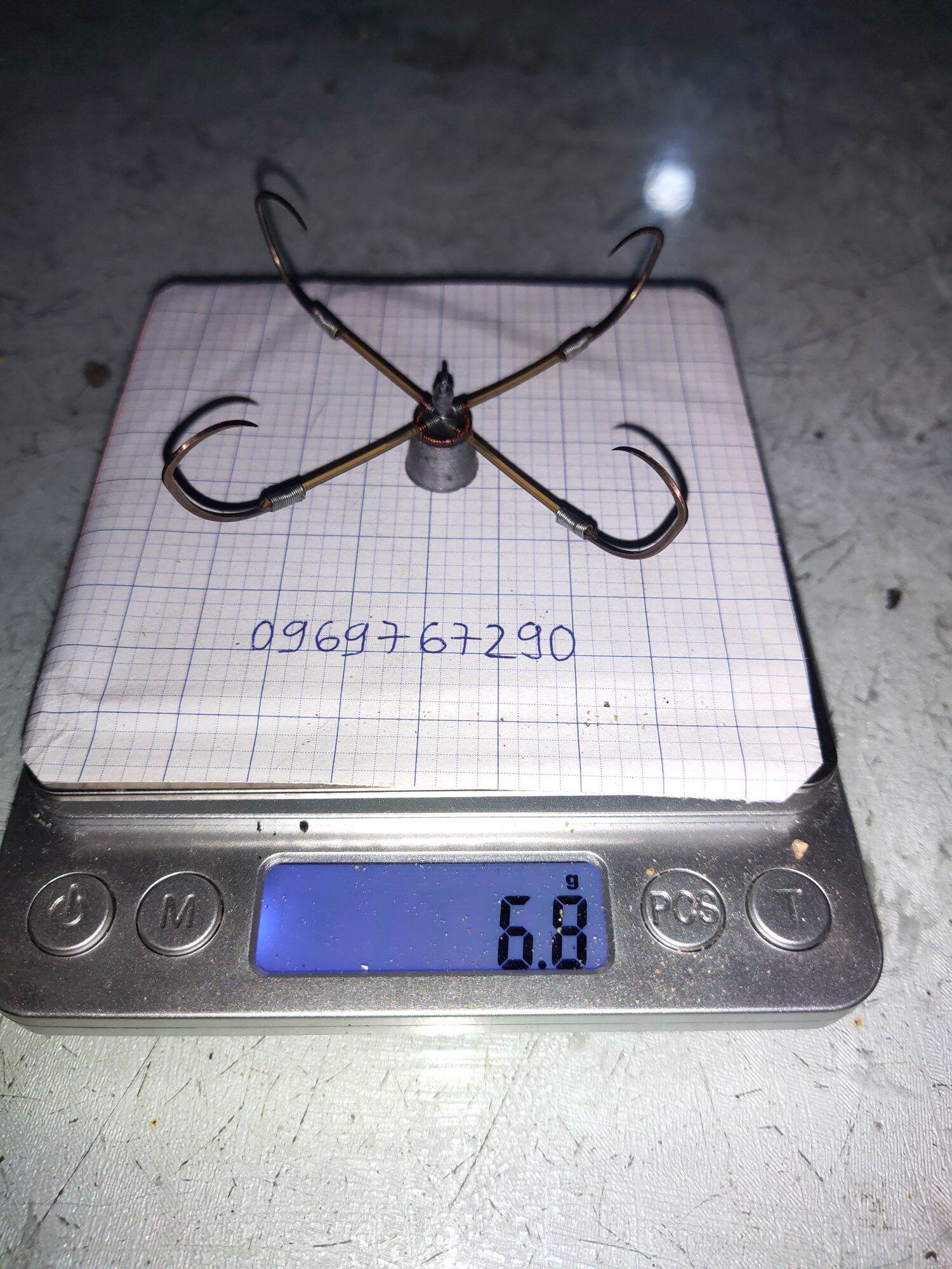 Lưỡi câu lục tứ 7 dáng đao.3 cái