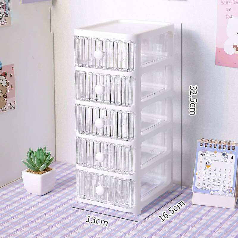 Hộp đựng để phụ kiện để bàn mini có ngăn kéo tay tròn kệ tủ để bàn đựng để bút mini