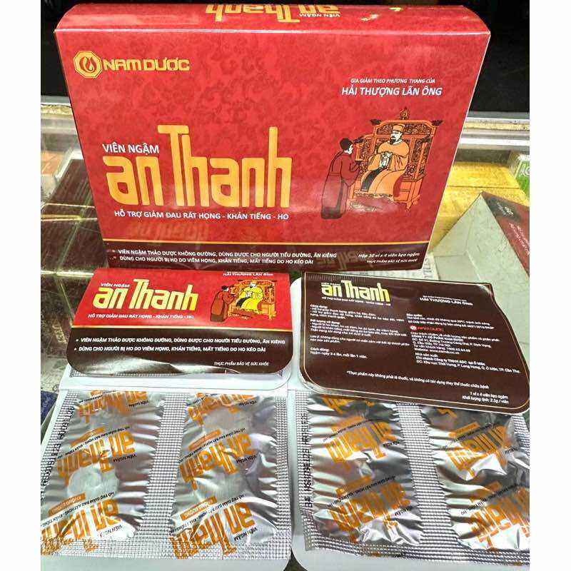 KẸO NGẬM AN THANH ❤️ HỘP 10 VỈ x 4 VIÊN